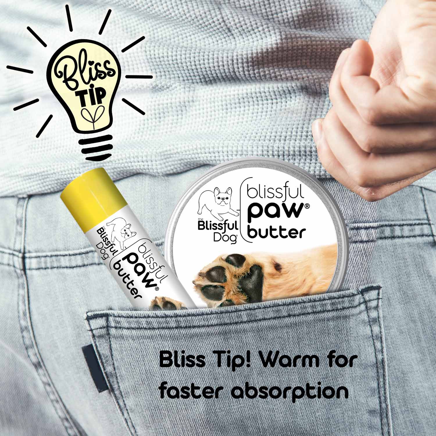Blissful Paw® Butter for Dry Paw Pads