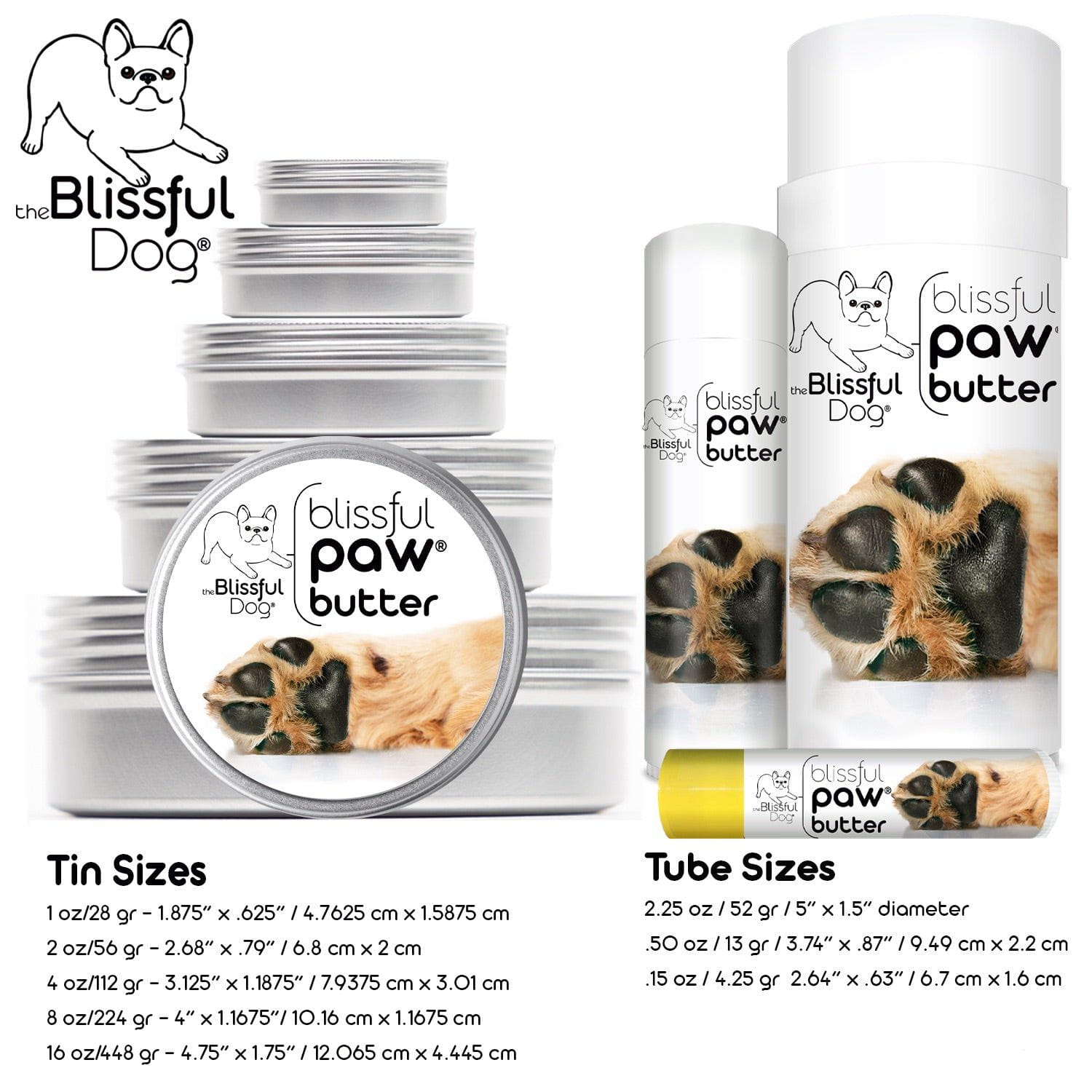 Blissful Paw® Butter for Dry Paw Pads