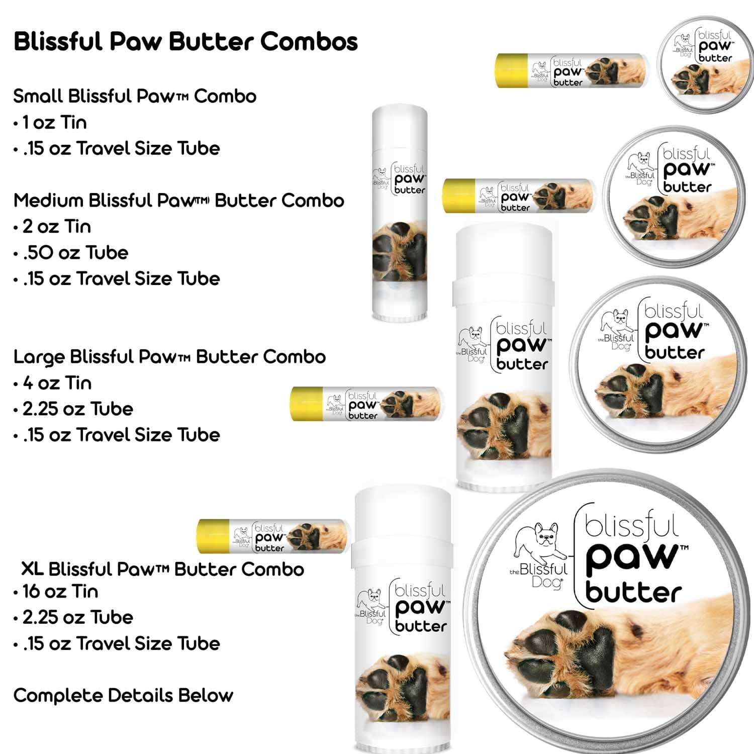 Blissful Paw® Butter for Dry Paw Pads