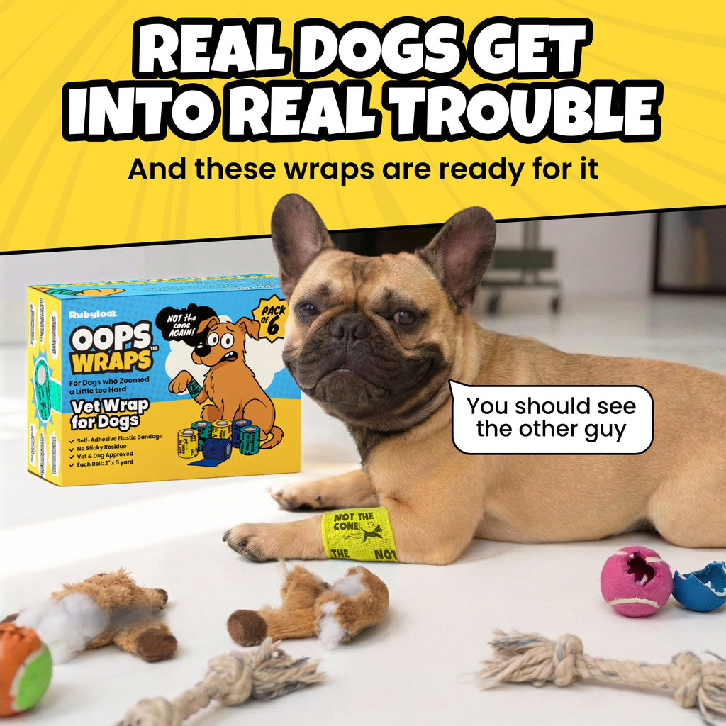 Oops Wraps™ Self-Adhesive Dog Wraps