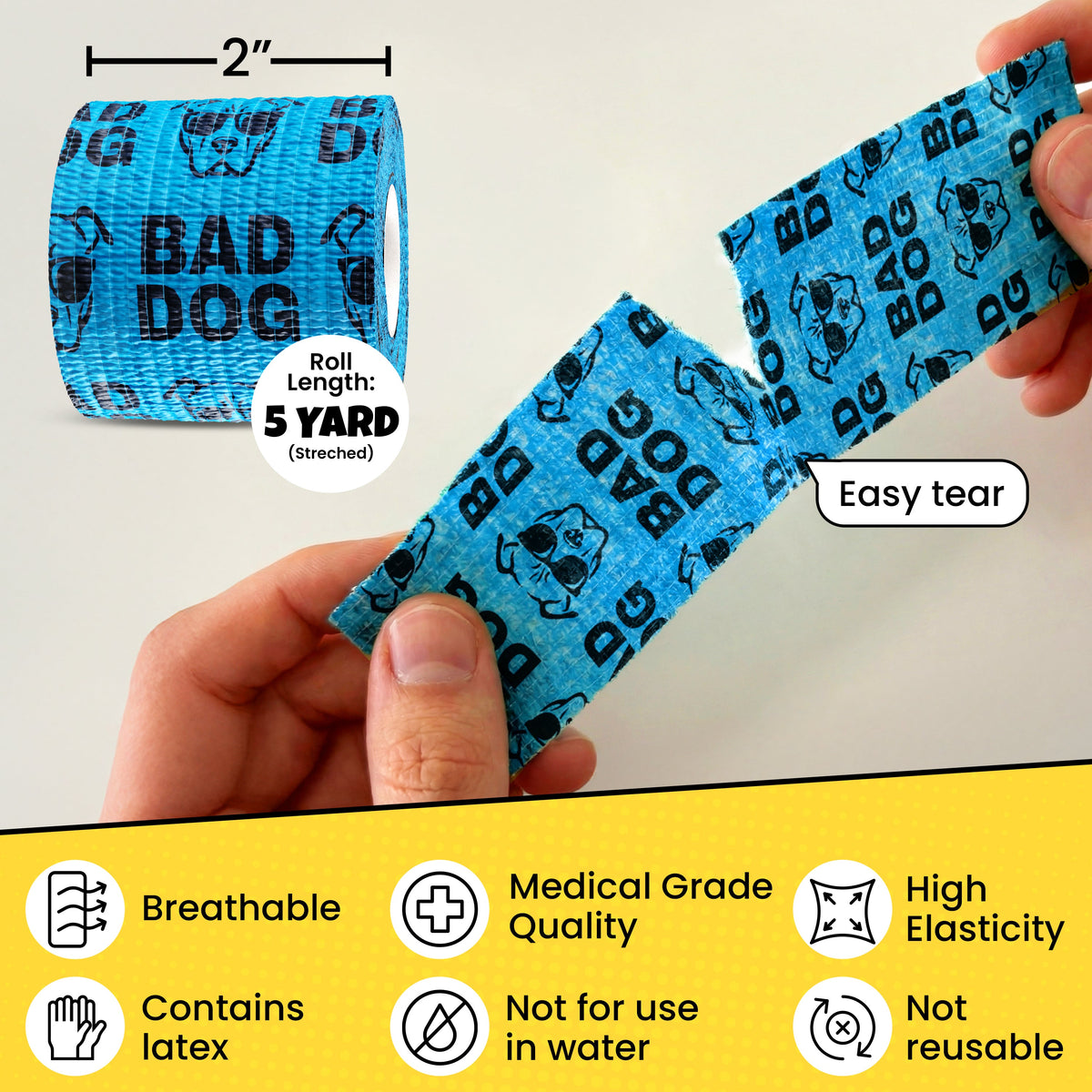 Oops Wraps™ Self-Adhesive Dog Wraps