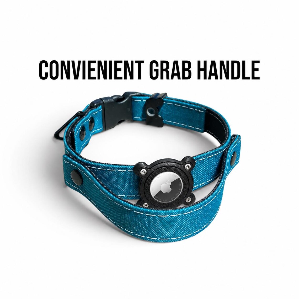 Rugged Waterproof AirTag Dog Collar
