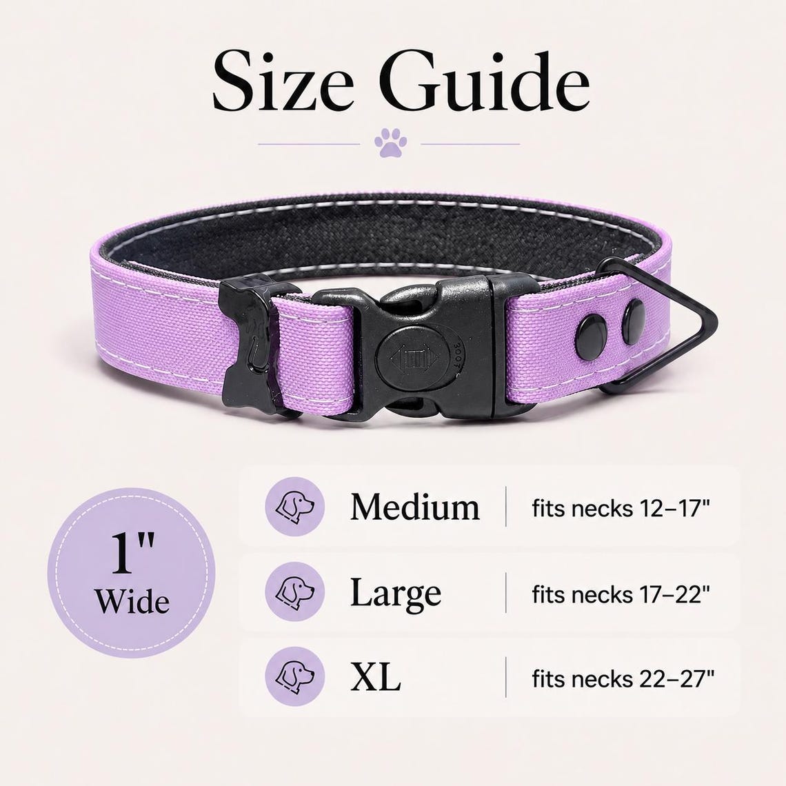 Rugged Waterproof AirTag Dog Collar